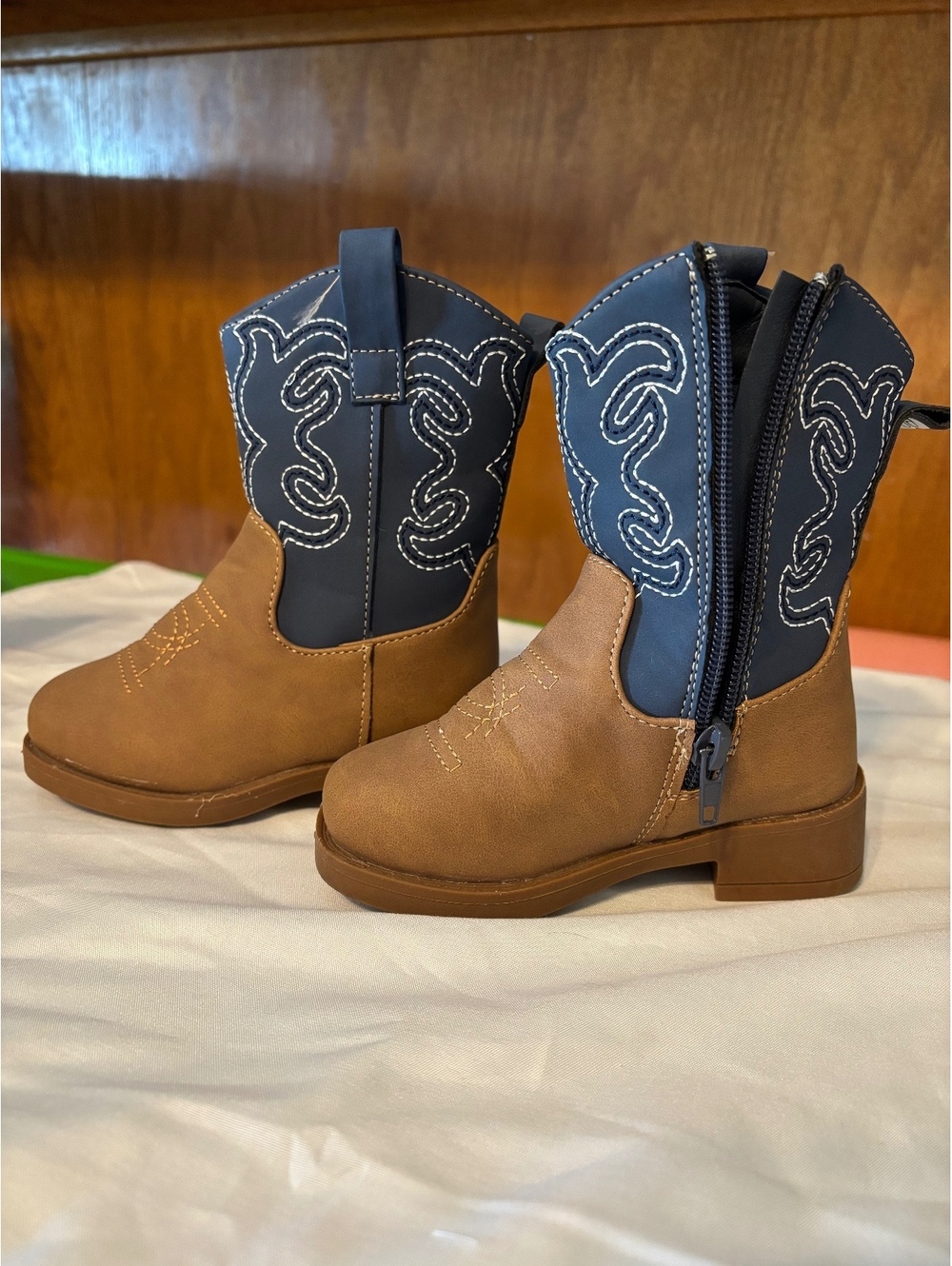 Children’s Leather Western Cowboy Boots